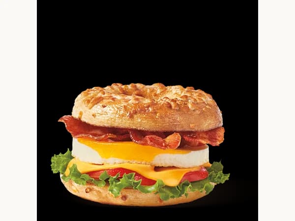Tim Hortons Bacon 12-Grain Bagel Sandwich – Canada menu item photo