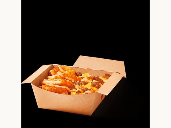 Tim Hortons Bacon Scrambled Egg Loaded Box – Canada menu item photo