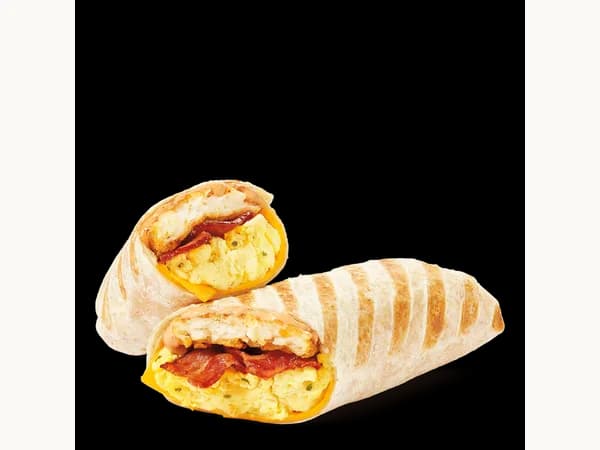 Tim Hortons Bacon Scrambled Egg Loaded Wrap – Canada menu item photo